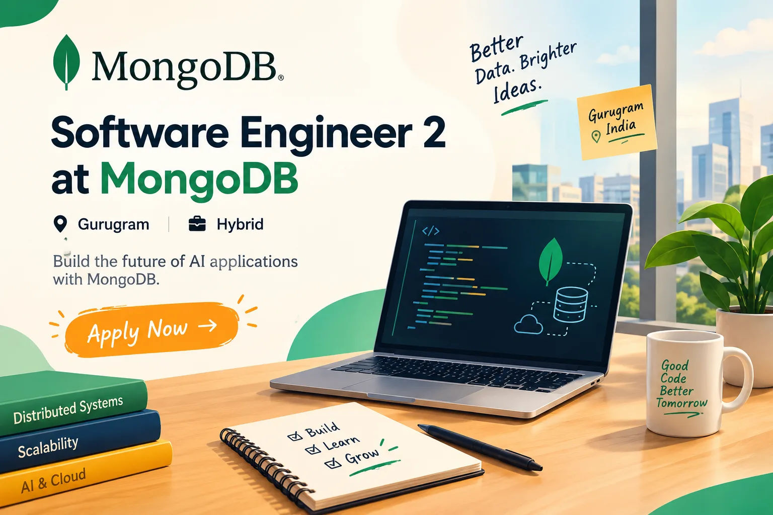 Software Engineer 2 at MongoDB in Gurugram: Requirements, Responsibilities & How to Apply