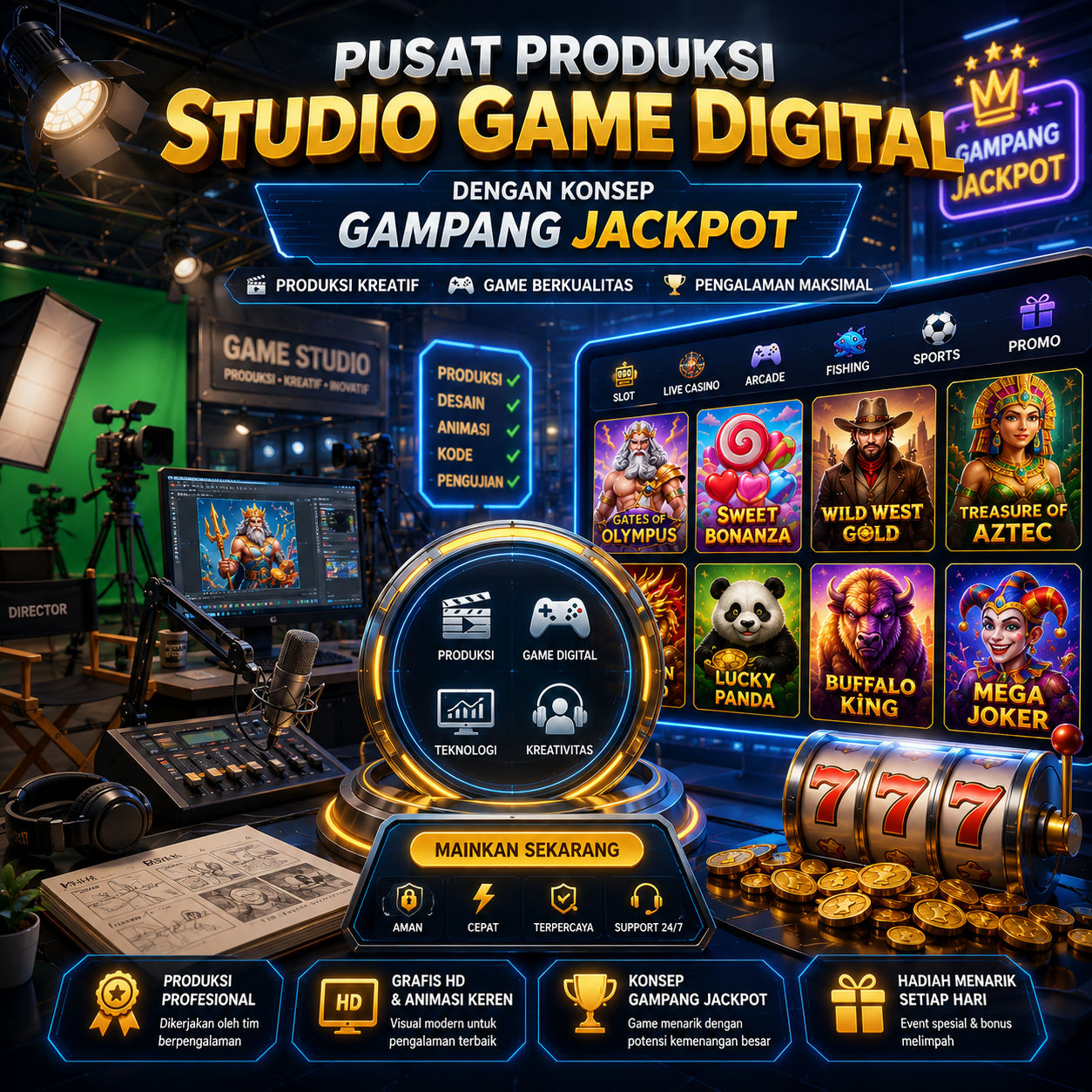 JAWA138 - Pusat Produksi Studio Game Digital dengan Konsep Gampang Jackpot