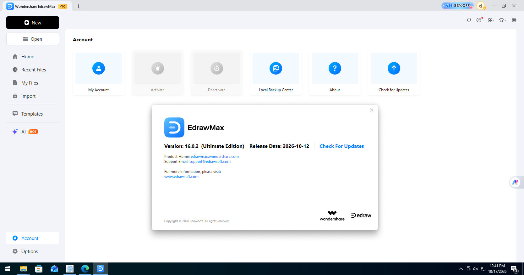 EdrawMax Ultimate 16.0.2.1593 full activated