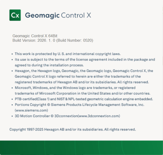 Geomagic Control X 2026.1 x64 full activated