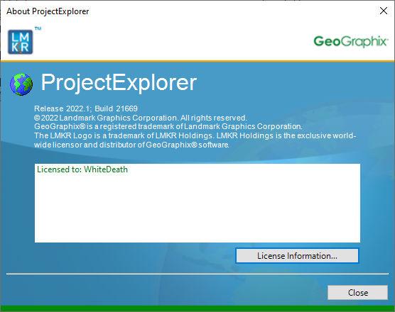 Landmark GVERSE GeoGraphix 2022.1 full license