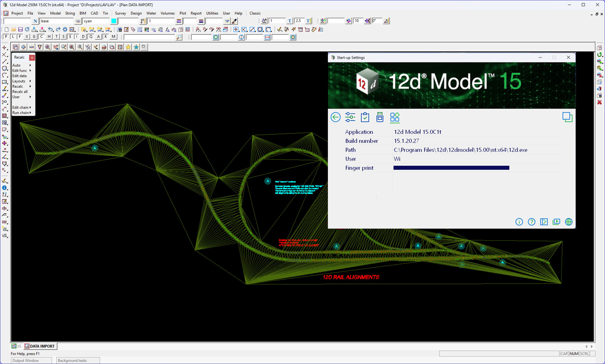 Working with 12D Solutions 12d Model 15.0C1t full license