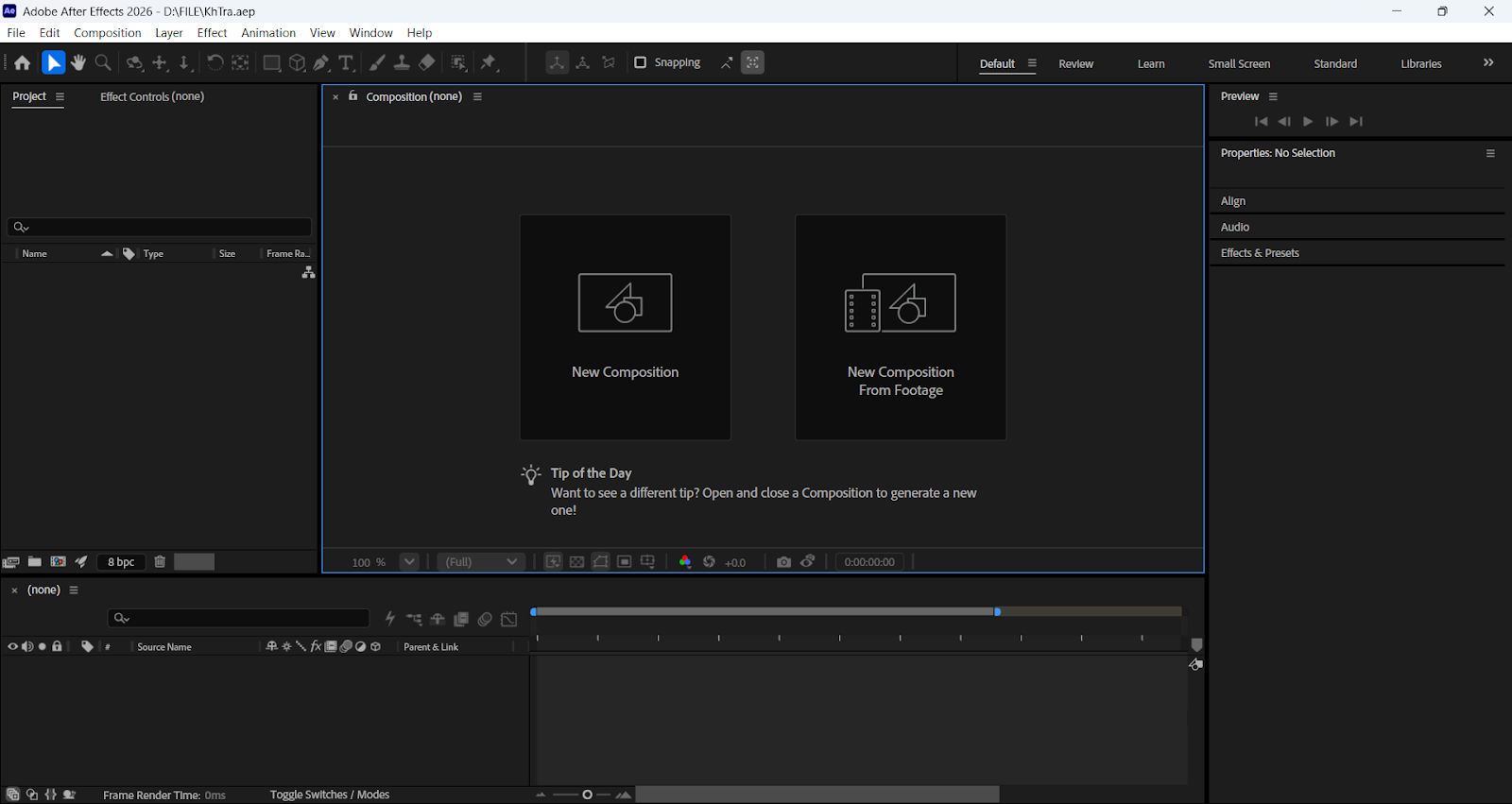 Working with Adobe After Effects 2026 v26.5 full license