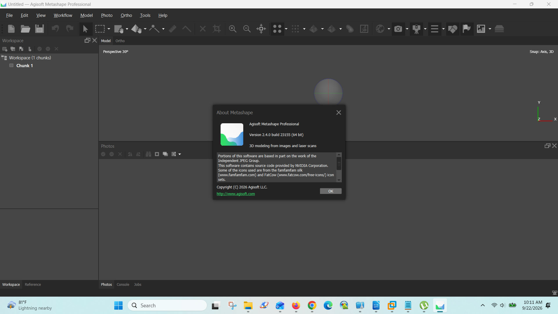 Working with Agisoft Metashape Professional 2.4.0 Build 23155 full license