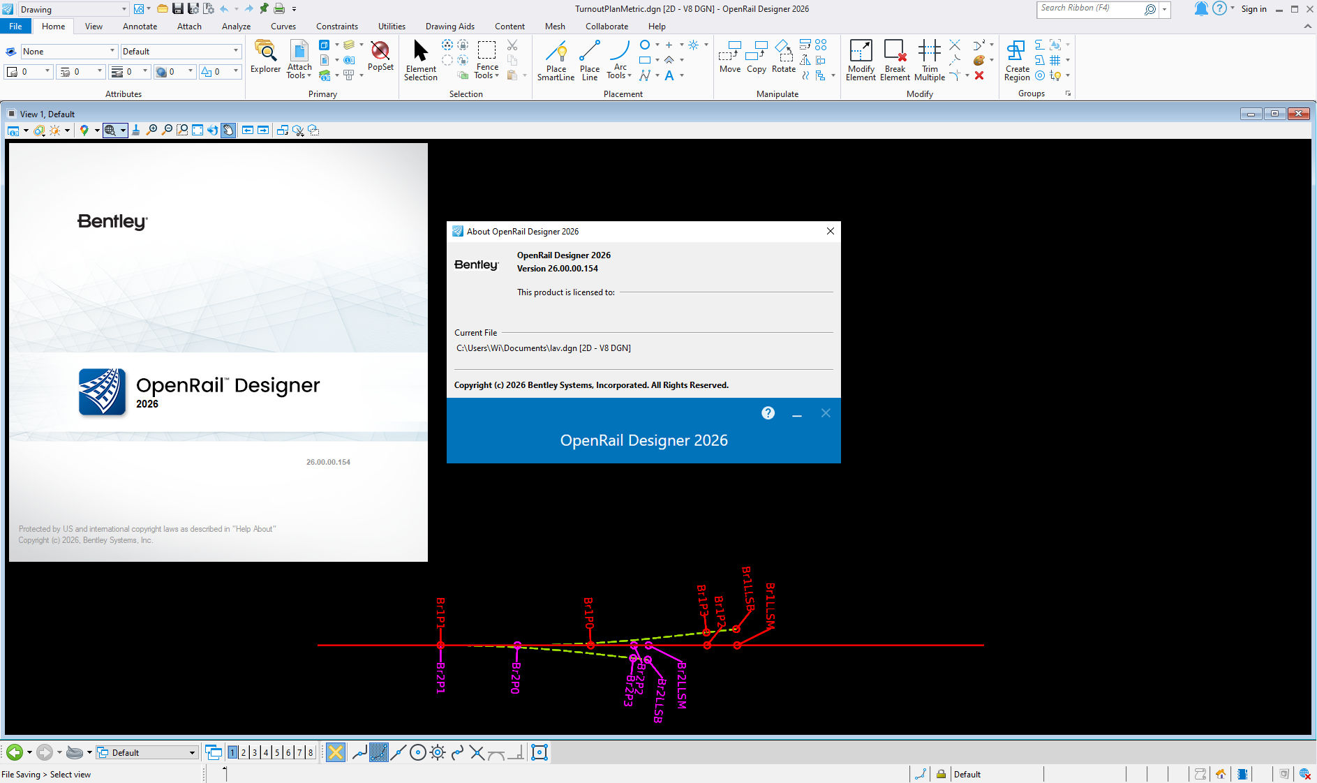 Working with Bentley OpenRail Designer 2026 v26.00.00.154 full