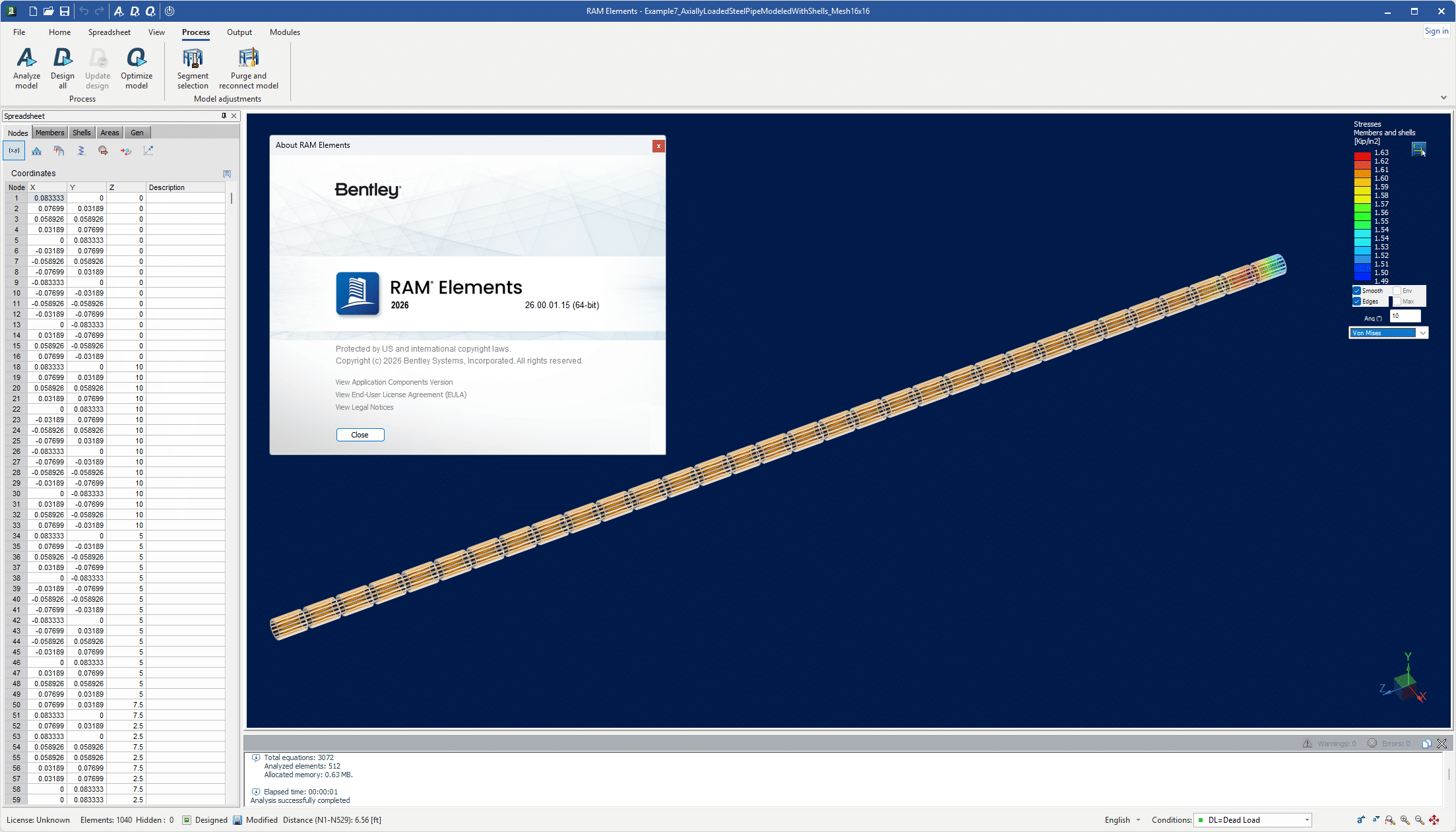 Working with Bentley RAM Elements 2026 v26.00.01.15 full license