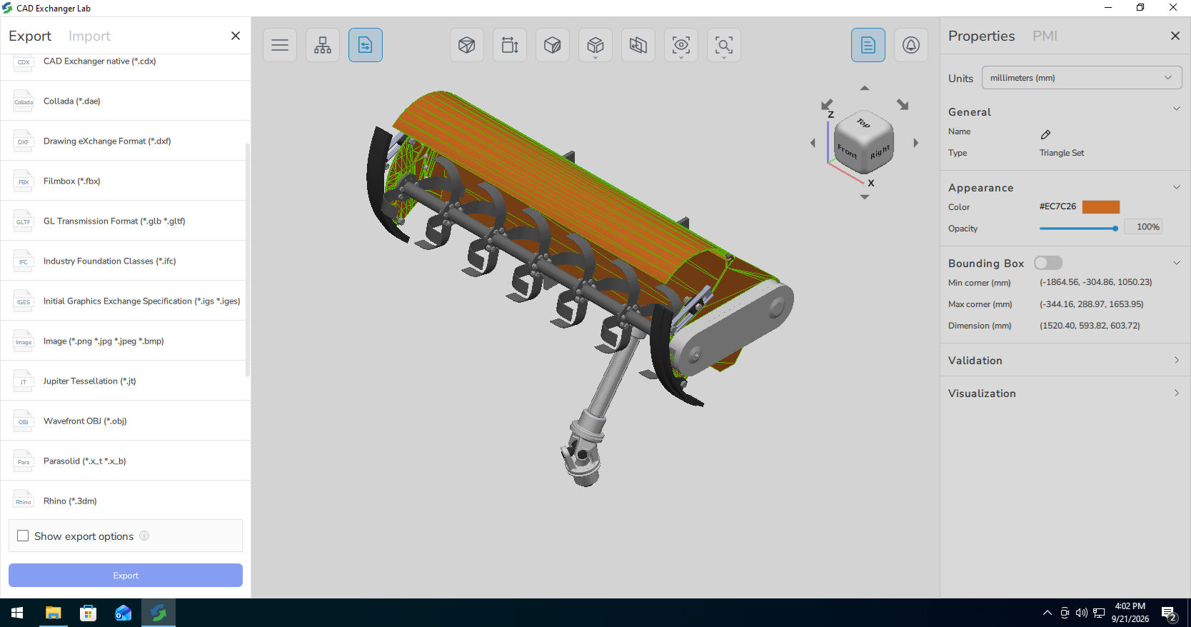 Working with CAD Exchanger 3.24.22 build 20382 full license