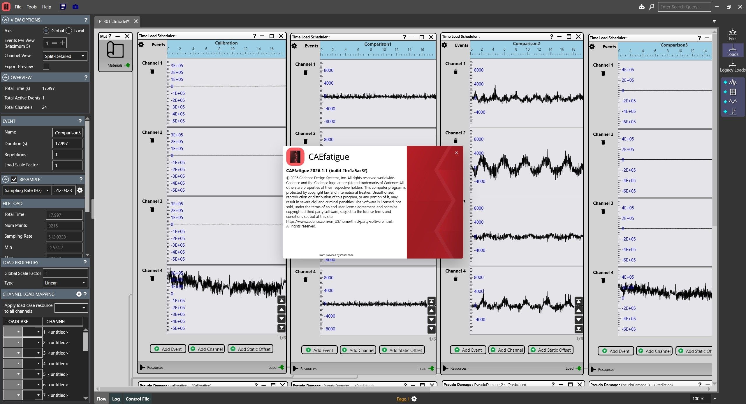 Working with Cadence MSC CAEfatigue 2026.1.1 full activated