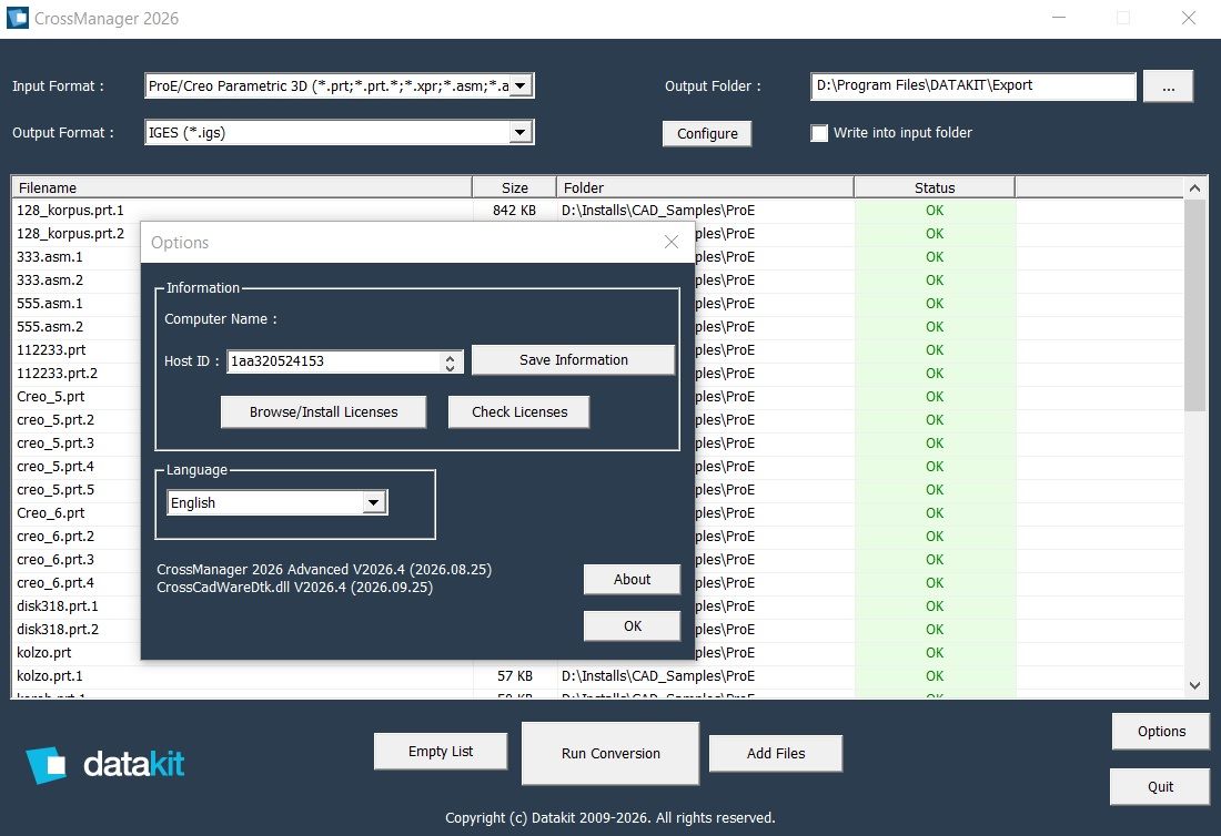 Working with DATAKIT CrossManager 2026.4 full activated