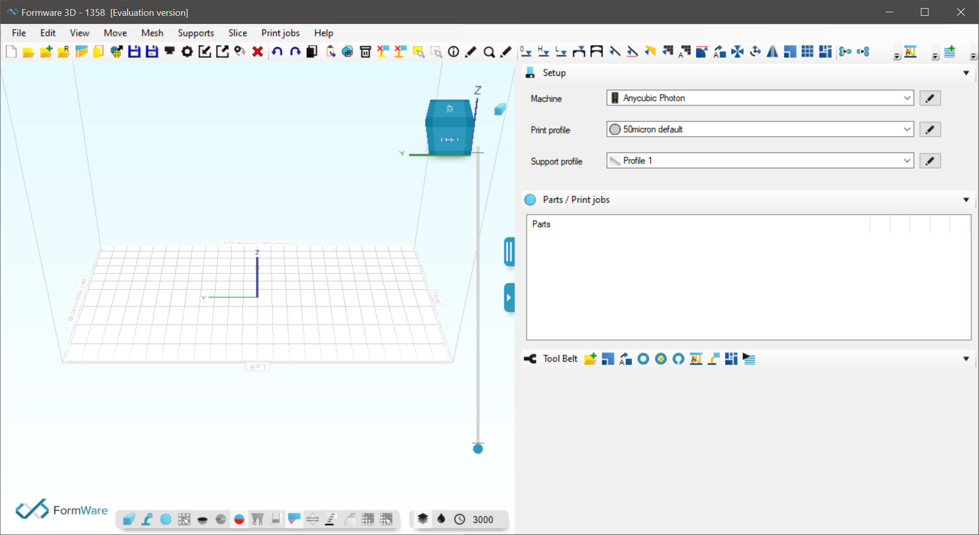 Working with Formware 3D Slicer 1.3.5.8 full activated