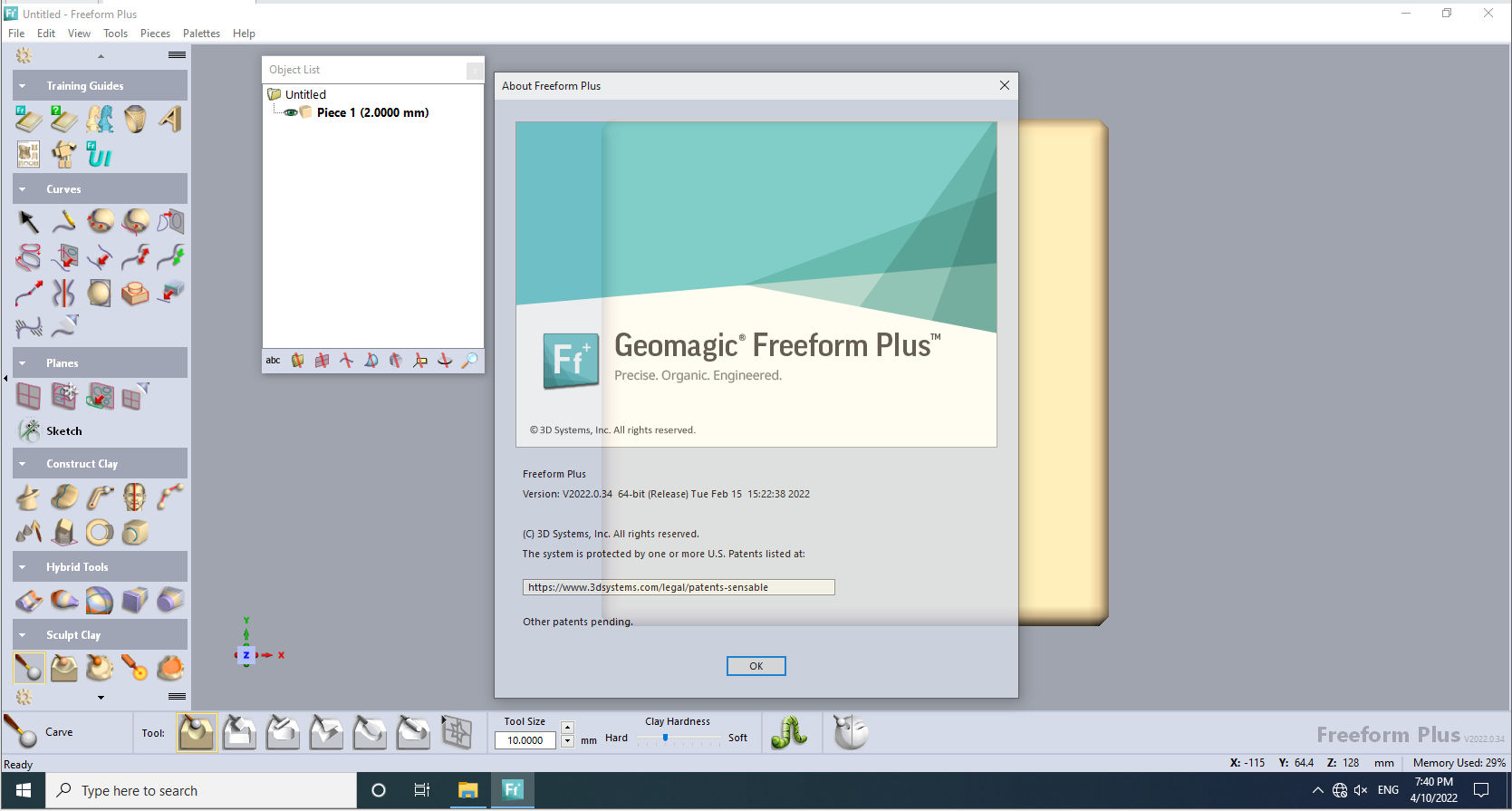 Working with Geomagic Freeform Plus 2022.0.34 full