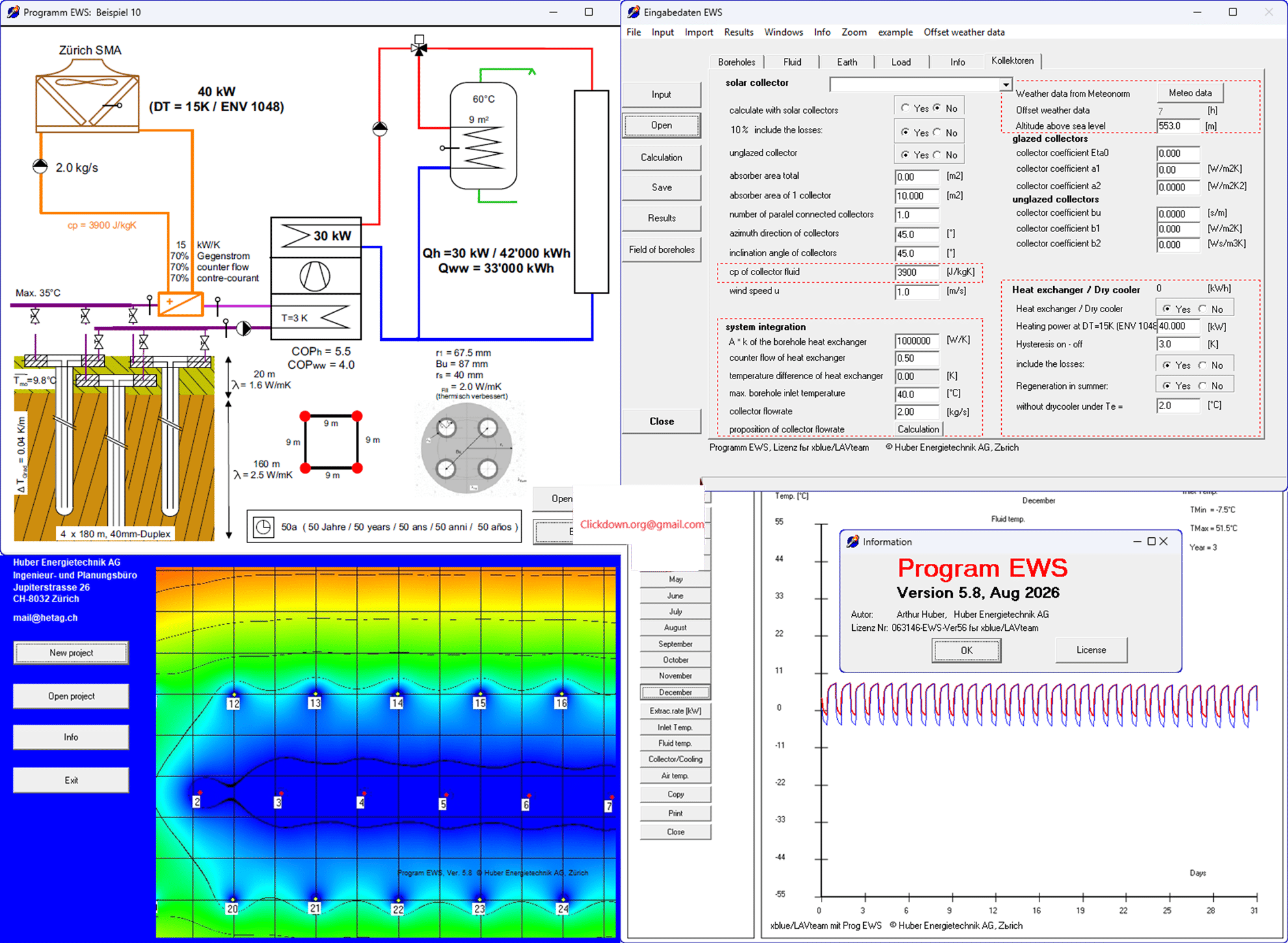 Working with Hueber Energietechnik EWS 2026 v5.8 full license