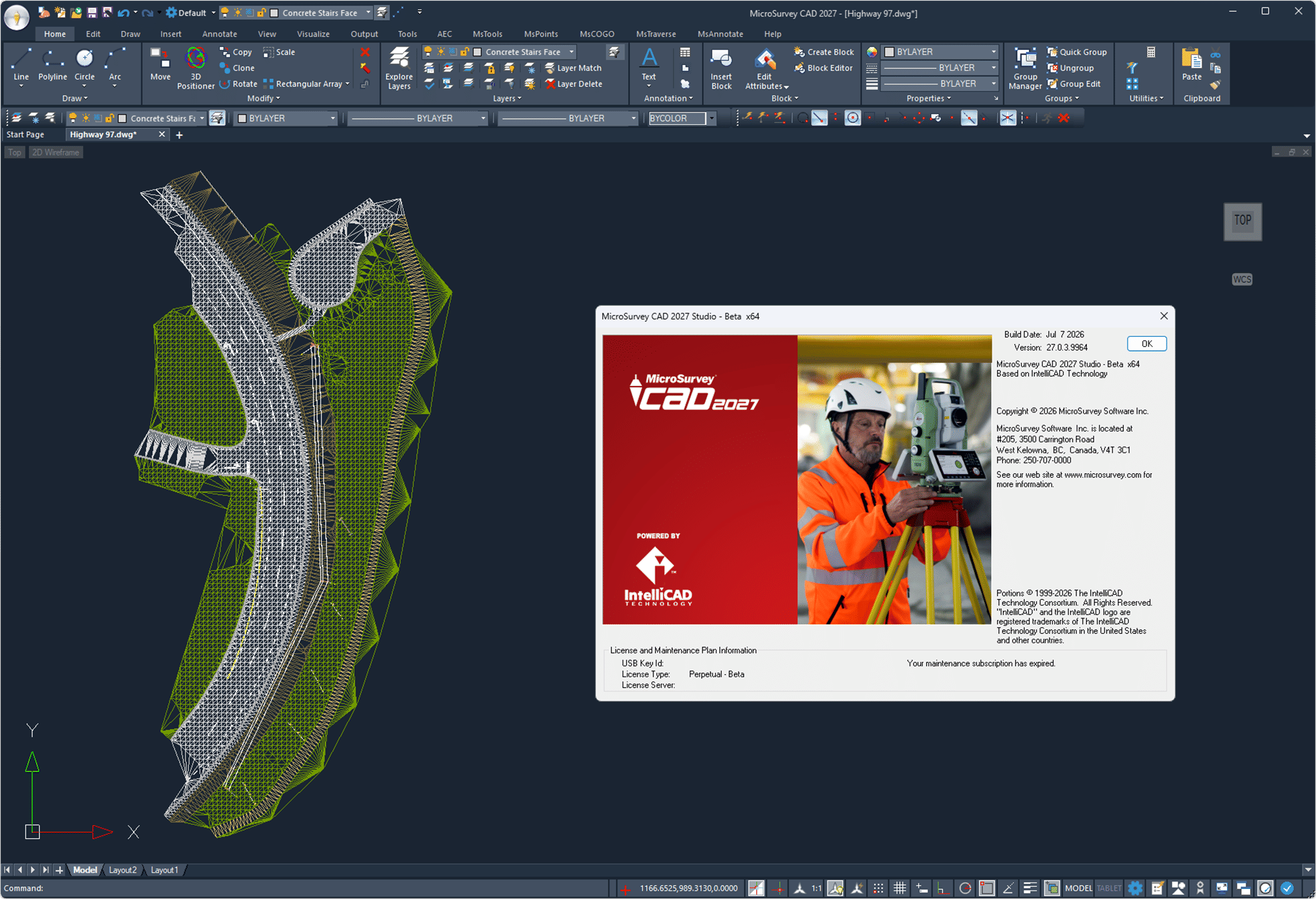 Working with MicroSurvey CAD 2027 v27.0.3.9964 full license