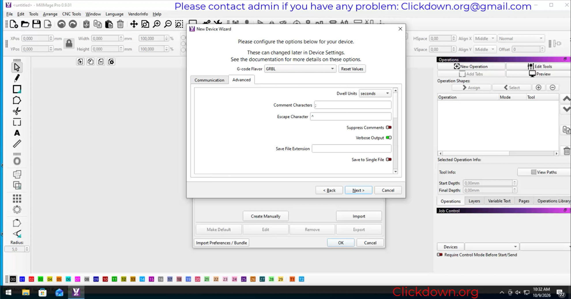 Working with MillMage Pro 0.9.01 full activated