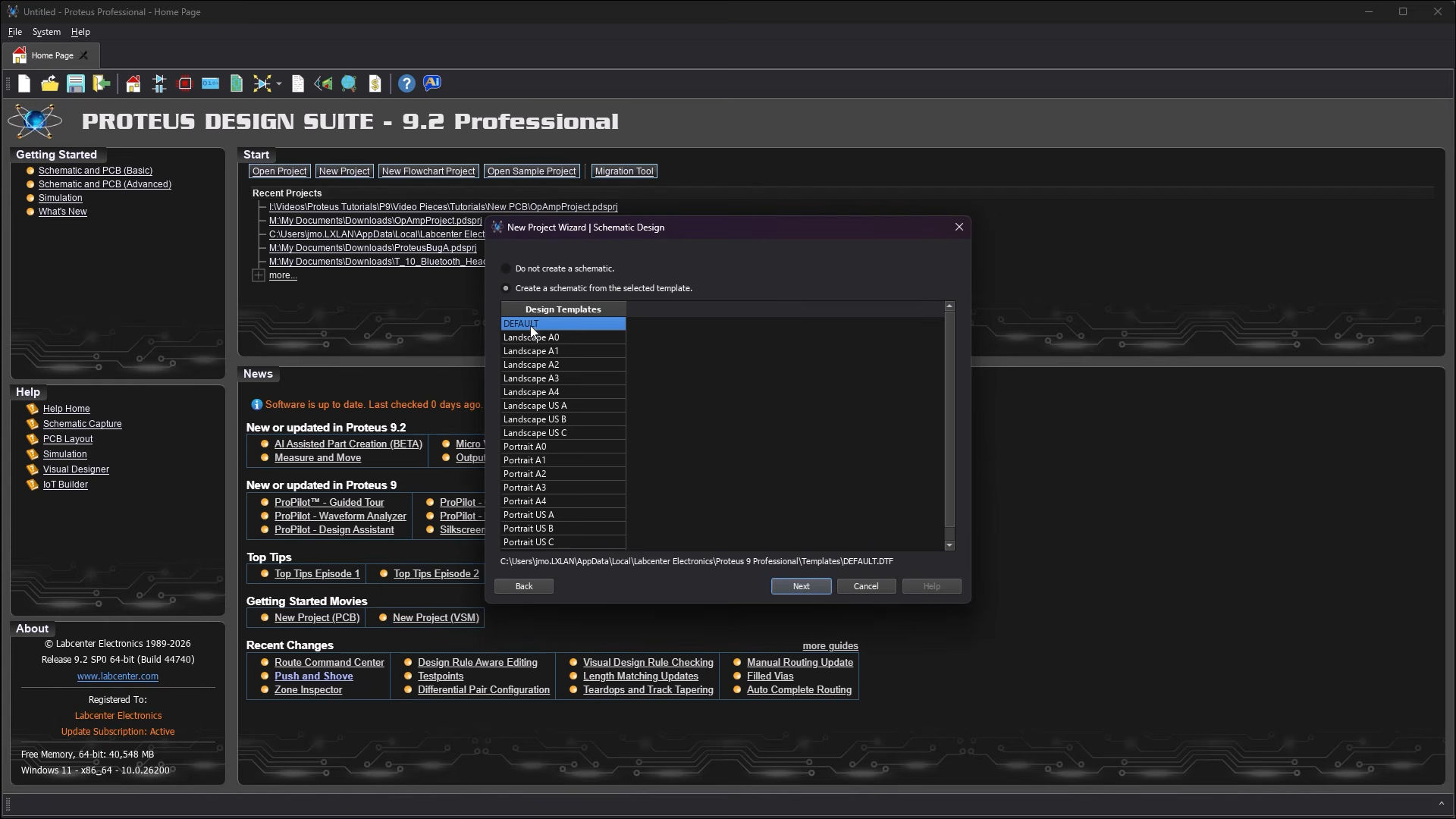 Working with Proteus Design Suite 9.2 SP1 full license