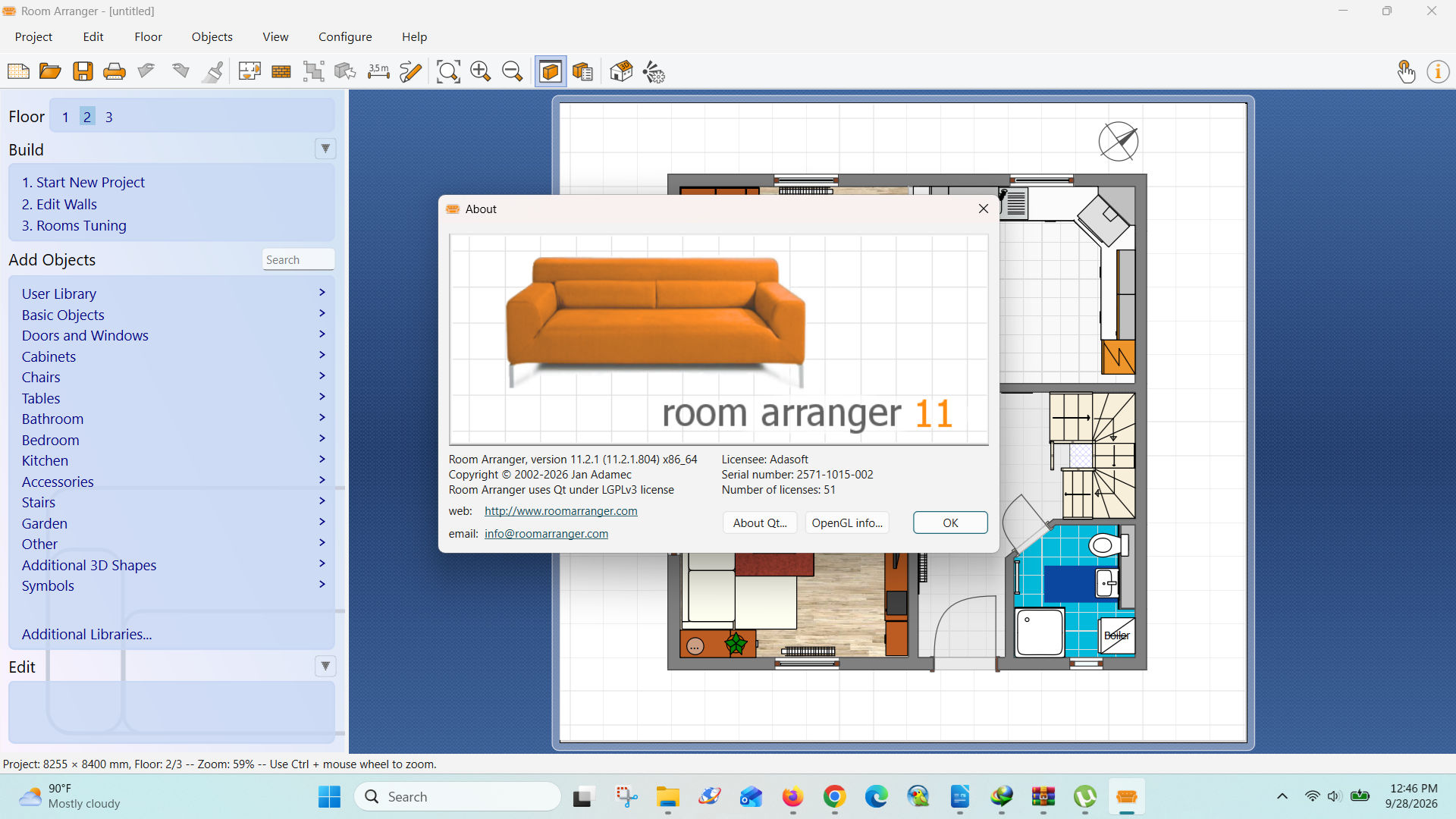 Working with Room Arranger 11.2.1.804 full license
