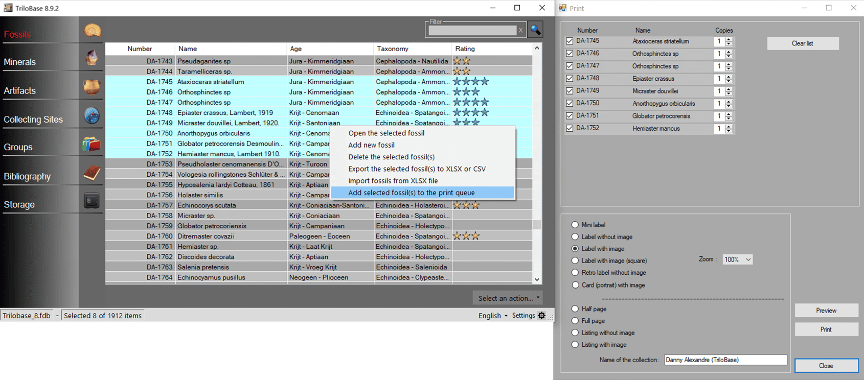 Working with TriloBase 8.9.2 full license