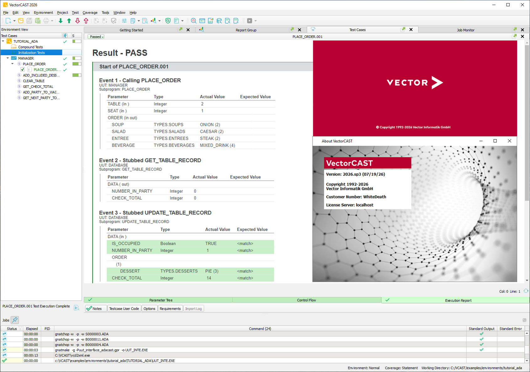 Working with VectorCAST 2026 SP3 full license