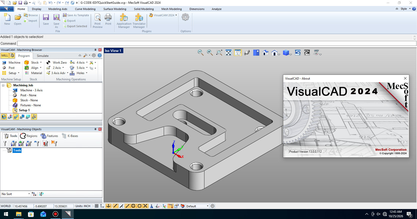 Working with VisualCAD 2024 v13.0.112 full activated