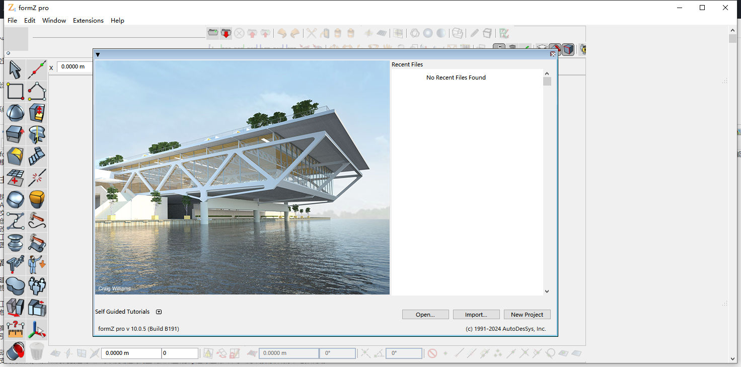Working with formZ Pro 10.0.5 full activated