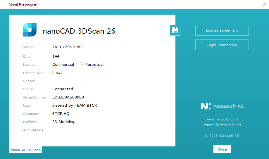 nanoCAD 3DScan 26.0 build 144 x64 full license