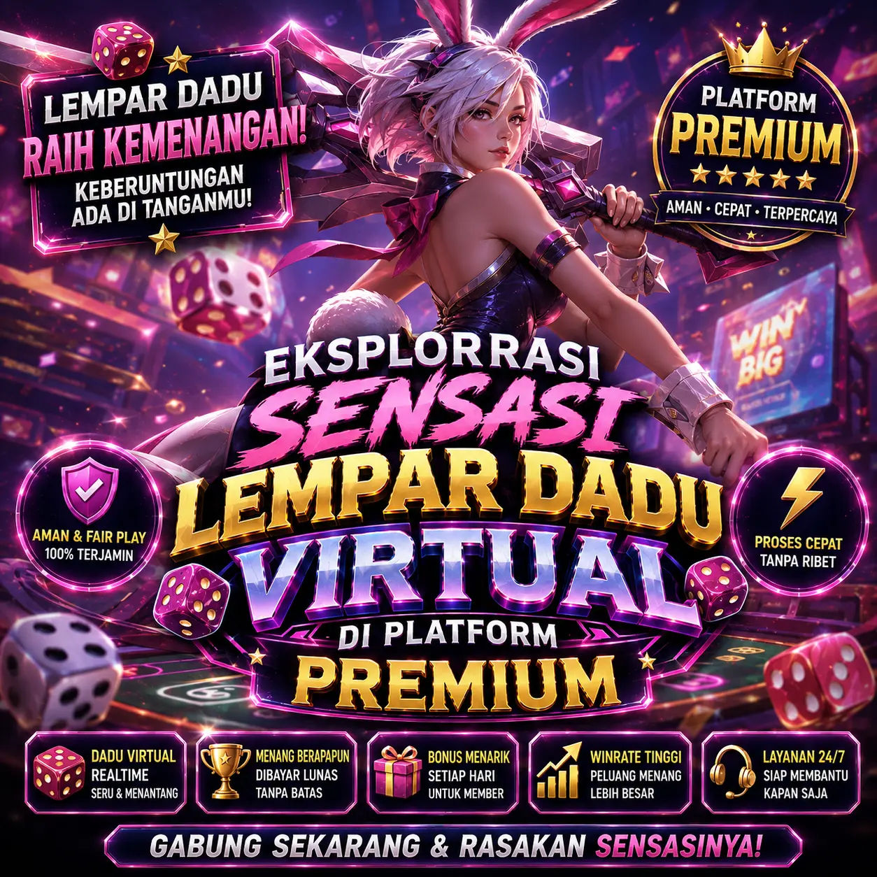 BAGINDA168 | Eksplorasi Sensasi Lempar Dadu Virtual di Platform Premium