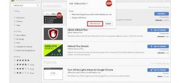 chrome web store adblock