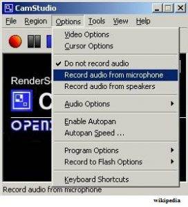 camstudio screen recording software