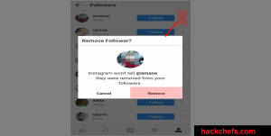 How to remove followers on instagram 