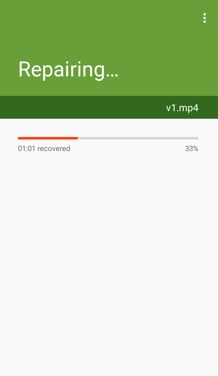 video repairing in android