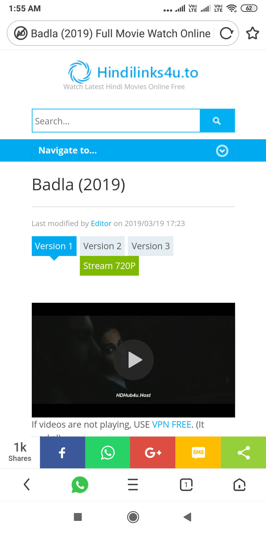 watch badla movie online free