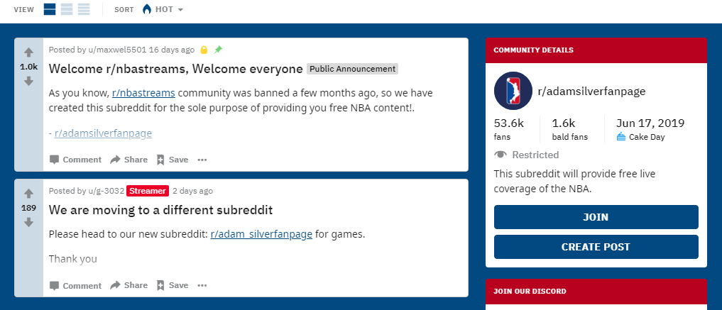 reddit nba stream