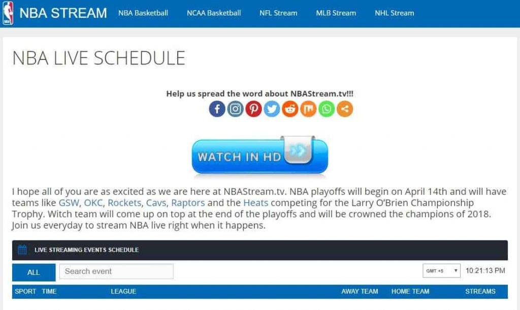 reddit nba stream