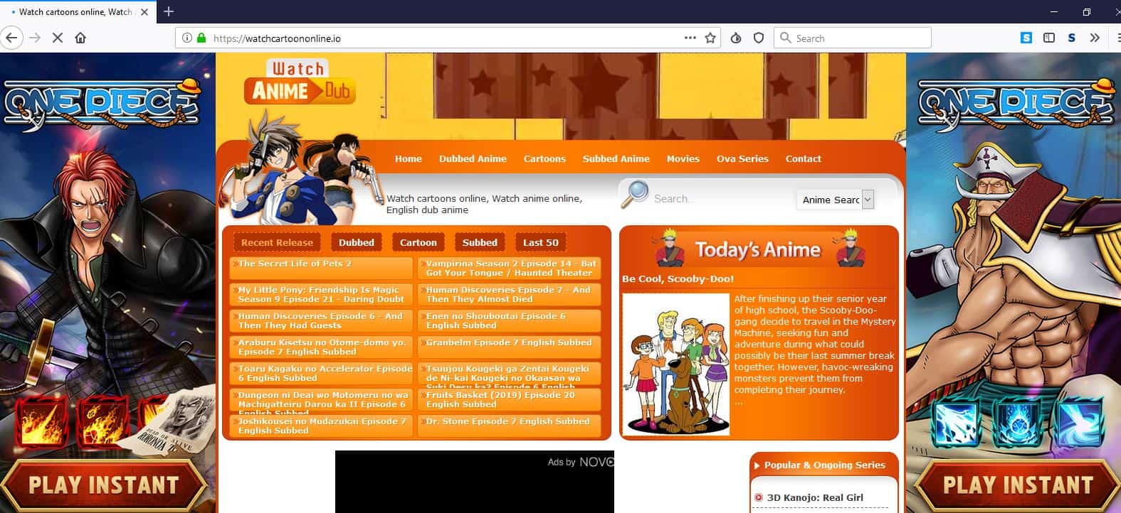 Watchcartoononline.io - Watch cartoons online, Watch anime online