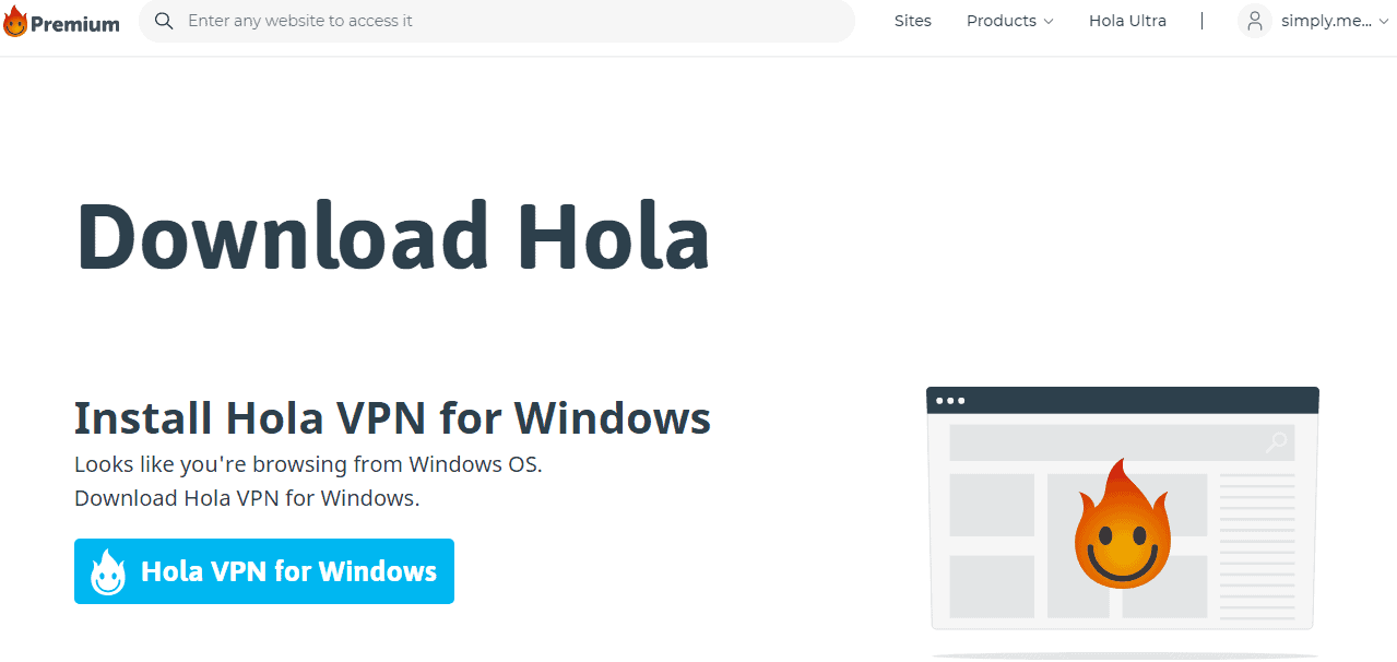 hola extension for firefox