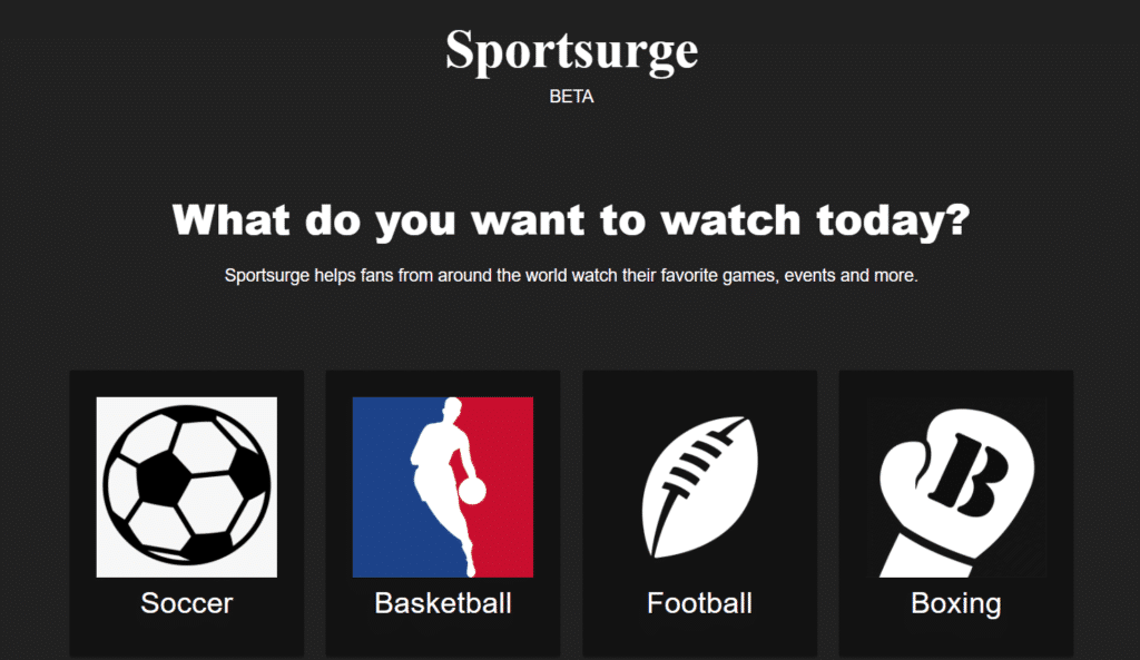 Sportsurge and its features