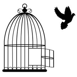 Fly Away Bird Tattoo Design