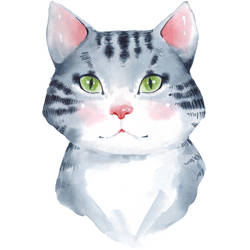 Lola, The Blushy Cat Tattoo Design