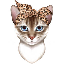 Sassy Jenny, The Cat Tattoo Design