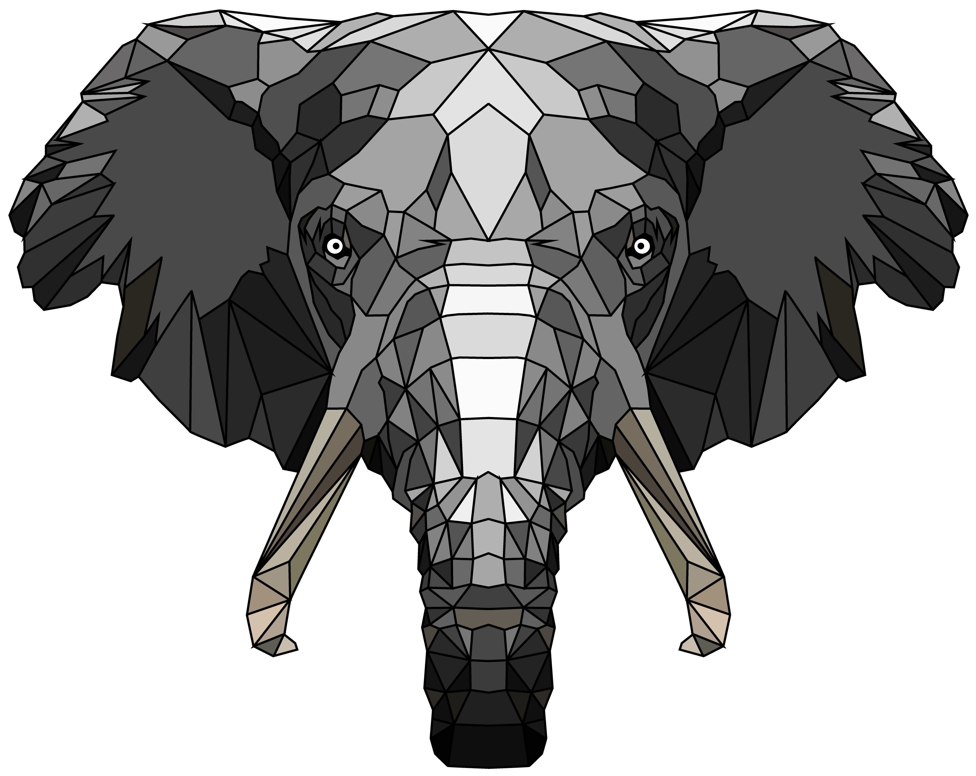 Dark Gray Elephant TDAnimalsWild26