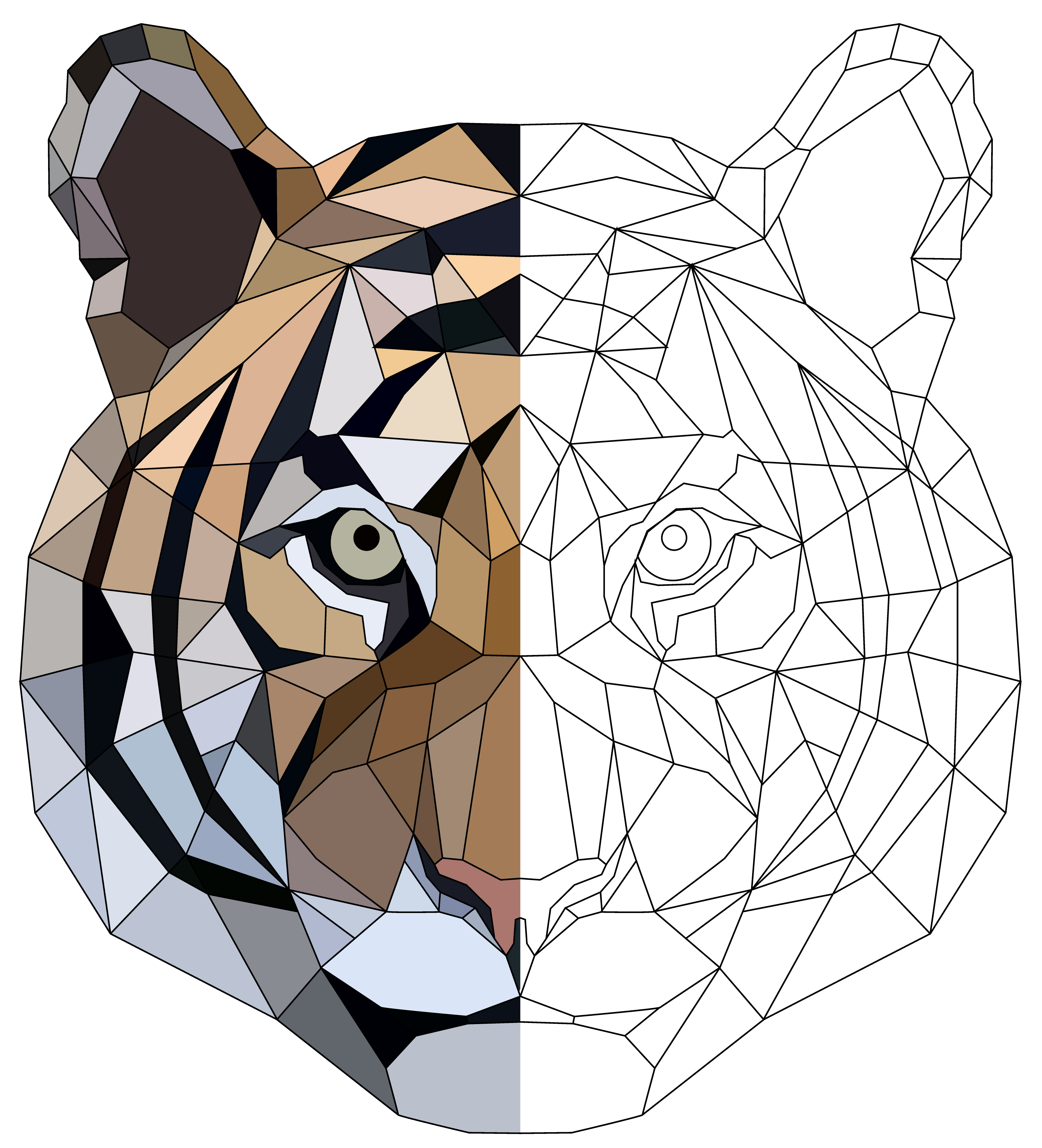 Geometric Tiger by Mills in Hackney Wick, London : r/TattooDesigns