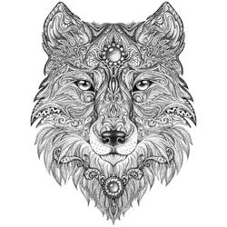 Mary, The Wolf Tattoo Design