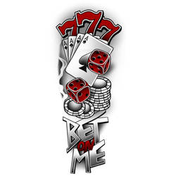 Bet On Me Tattoo Design