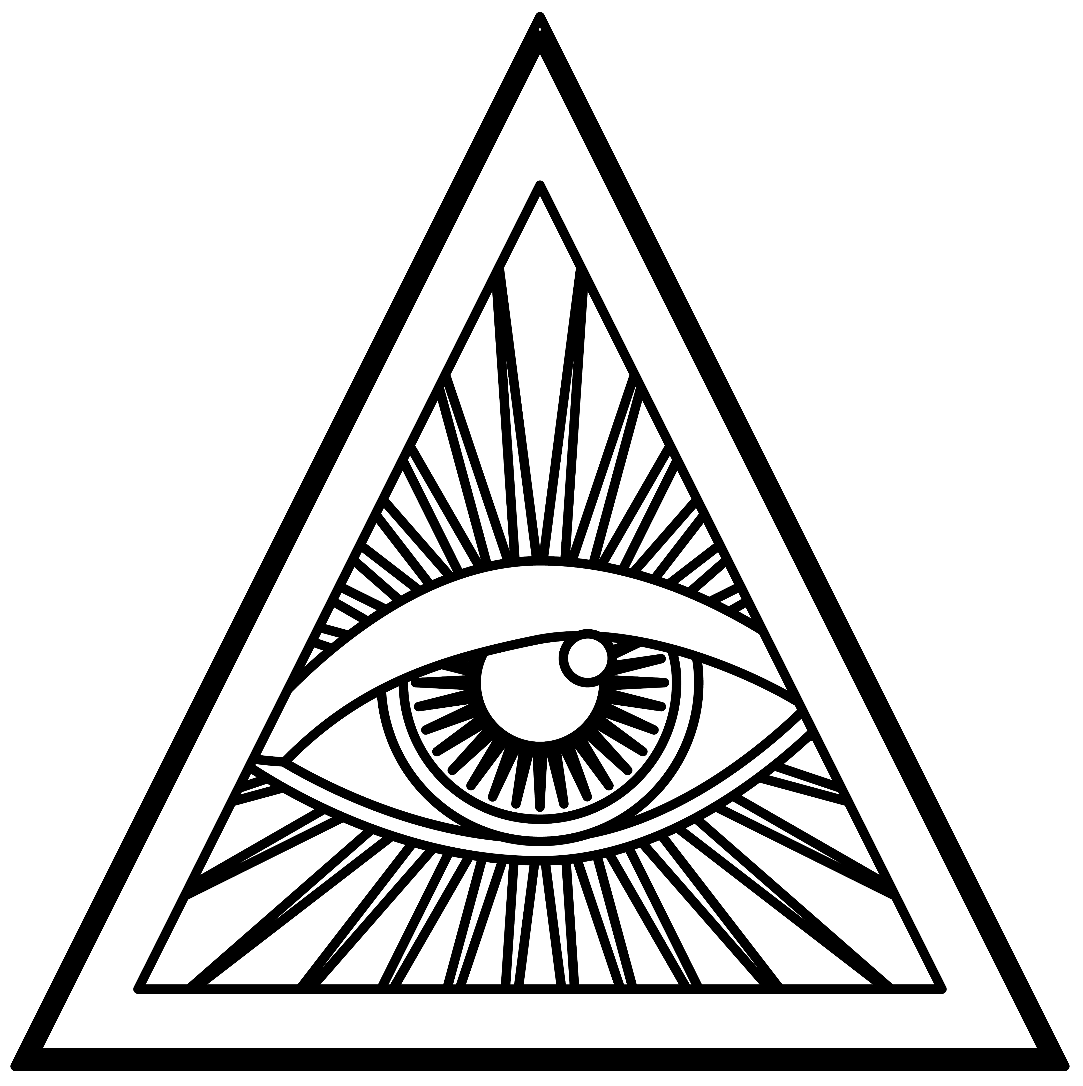 Hope's Eye within Pyramid Tattoo | Joel Gordon Photography