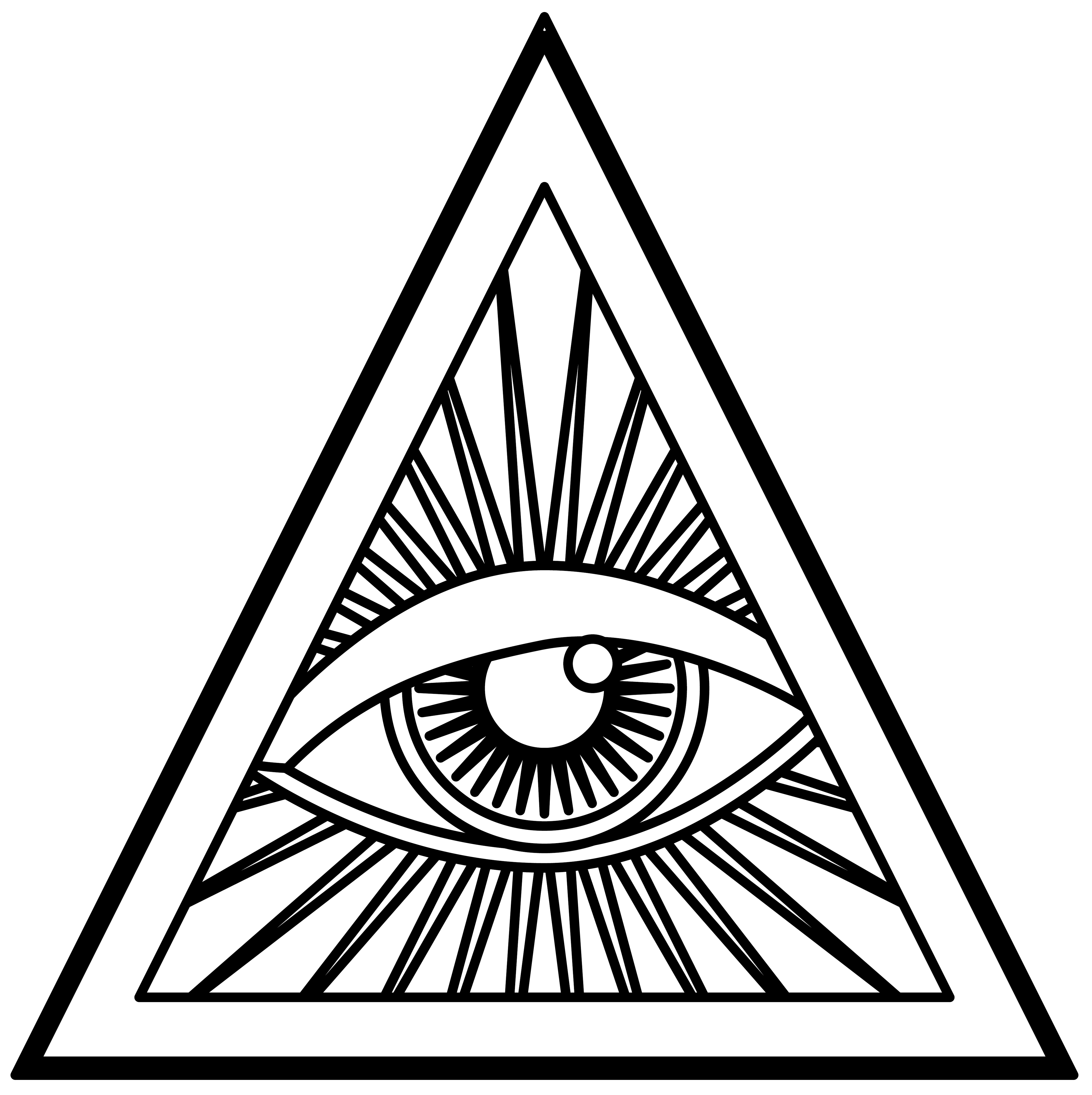 Masonic Eye Tattoo With Pyramid Illustration Theory Ink Vector,  Illustration, Theory, Ink PNG and Vector with Transparent Background for  Free Download