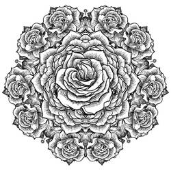 Bundle of Roses Tattoo Design