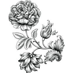 Spring Baroque Ornament Tattoo Design