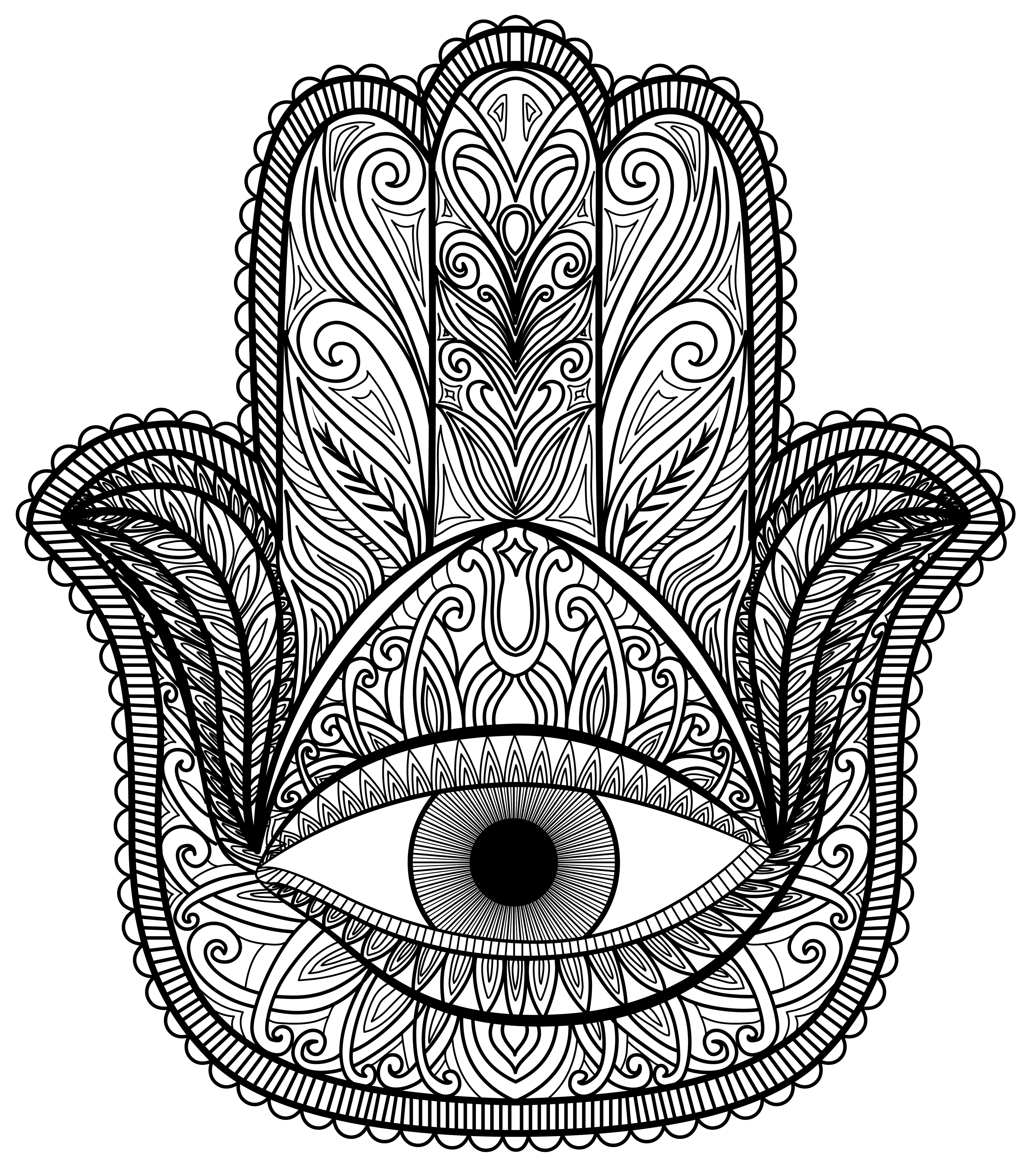 Hamsa tattoo idea | TattoosAI