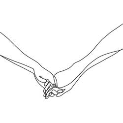 Hold My Hand, My Love Tattoo Design