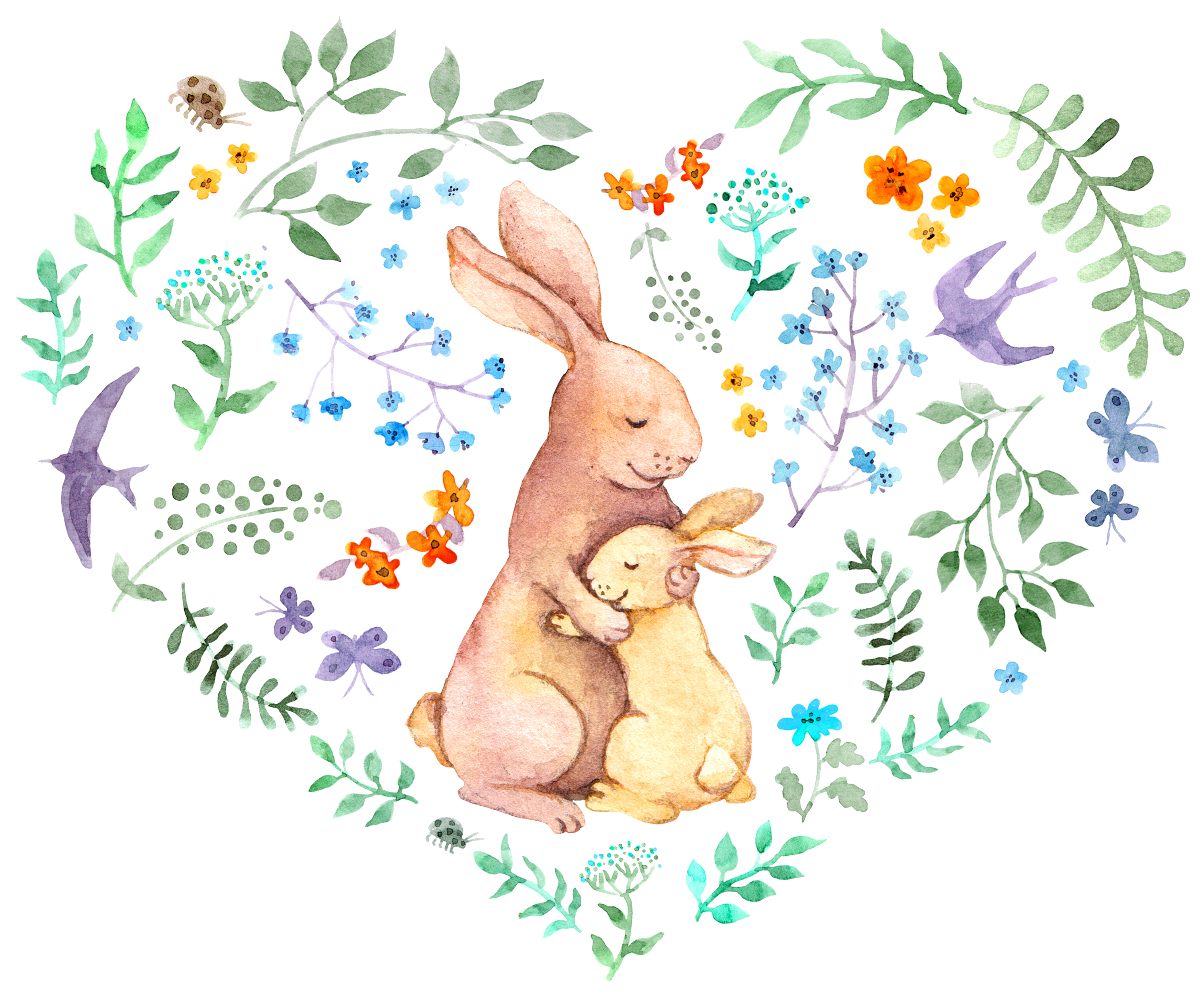 Premium Vector | Rabbit tattoo design